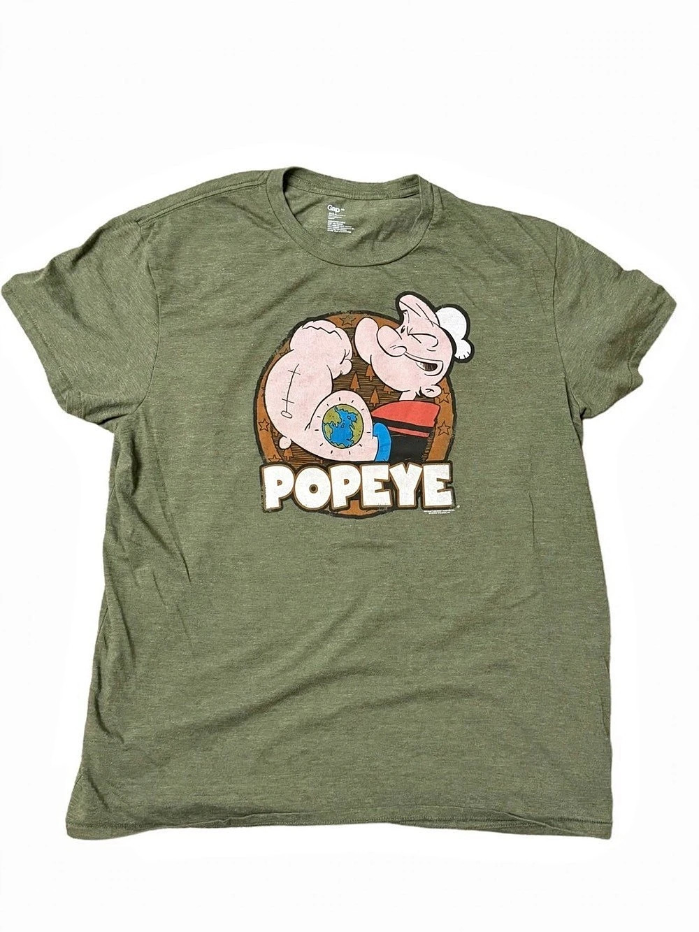 Gap Popeye graphic tee Graphic Tee in Green XL